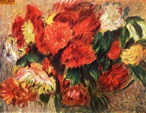 Chrysanthemen nach Renoir